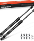 Heavy Duty 14 Inch 24 Pound Gas Lift Supports Smooth Operator Rock Solid Hold Zero Sag Dead Simple Swap For Tool Chests Storage Beds Bench Seats Boat Hatches And Rv Doors 2 Pc Set with installation hardware.