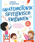 Fun Graphomotor Skill Booster For Kids Creative Activities To Grow Fine Motor Mastery Pencil Grip And Eye-Hand Coordination Plus Downloadable Practice Sheets For Easy Wins German Edition book cover with children drawing and playing.