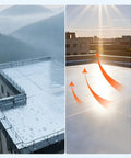 Self Adhesive Ice And Water Shield Roof Underlayment Roll No Sweat Asphalt Shingle Repair Tape on wet and dry rooftops.