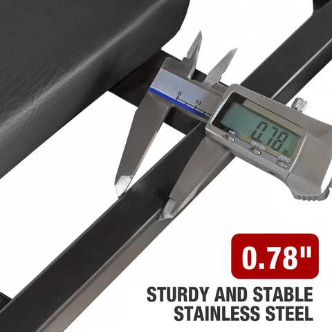 Smooth Operator Two In One Foldable Garage Shop Creeper Folds To A Stool For Laid Back Breaks Thick Padded Vinyl Seat 36 Inch Wide Black Stand Takes 300 Lbs Heavy Load On Six Gliding Caster Wheels