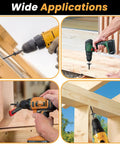 Heavy Duty Lag Screws Size 14 X 3 Inch 30 Pack With Torx T30 Star Bit for structural wood outdoor projects in use.