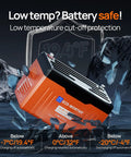 Beefed Up 12V 314Ah LiFePO4 Battery With Bluetooth And SOC LEDs Low Temp Protection in icy environment with safety features