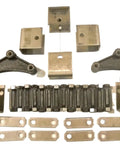 Heavy Duty Tandem Axle Spring Hanger Kit With Short Equalizers For Leaf Spring Trailer Suspension Replacement 3500 To 7000 Lb GVW Eye To Eye