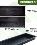 DIY Wooden Paver Molds Kit, 2 Pack Concrete Paver Molds For Pathways And Stepping Stones, dimensions shown for garden walkways