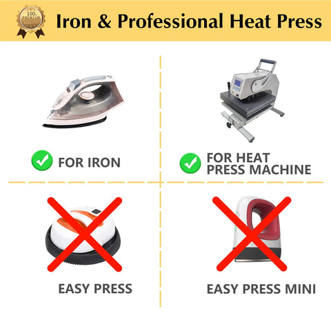 Light 1.0 Heat Transfer Paper For T Shirts, 20 Sheets 8.5 By 11 Inches compatible with iron and heat press machines