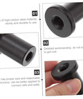 Close-up of Five Pack Barn Door Spacers Sliding Doors Track Connectors for Garage and Basement Hardware Replacement.
