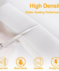 Heavy Duty High Density Foam Tape Air Conditioner Window Seal With Strong Adhesive, cutting foam for insulation.