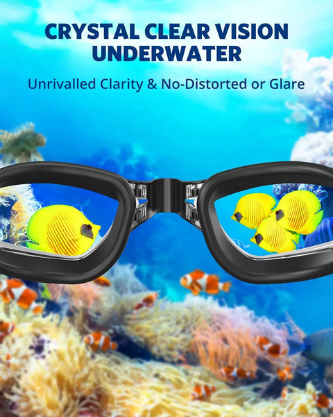 Elite Leak Proof Swim Goggles Serve Up Premium Anti Fog Visibility And Round The Clock UV Blocking To Keep Your Peepers Happy While Delivering A Comfy Snug Lock Down Fit That Makes Any Pool Session Absolutely Legendary And Totally Leak Free