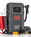 6000A Jump Starter With Air Compressor For Cars And Trucks, 150 PSI Tire Inflator, 12V Power Bank Jump Box With LCD Display