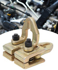 Pro Grade Auto Body Repair Clamp Kit Puller For Sheet Metal Right Angle Universal Collision Panel Beating Tool For Precision Dent Pulling And Frame Straightening Heavy Duty Steel, gold steel clamp on sheet metal