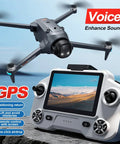 GPS Drone With 2K Camera And Brushless Motors For Adults And Newbies Five Point Nine Inch Touchscreen RC 5G FPV Infrared Obstacle Avoidance