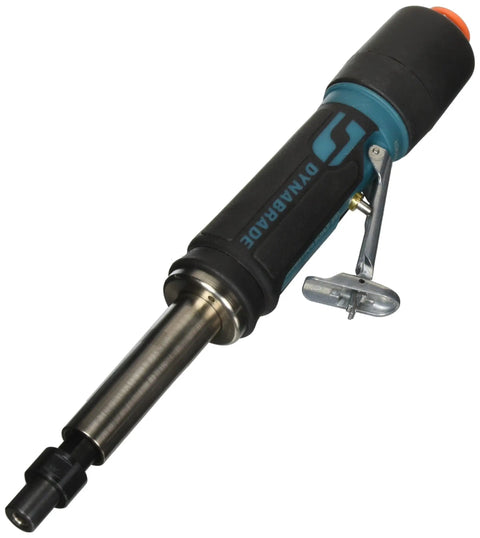 Heavy Duty Three Inch Extension Die Grinder Cranking Out Legit 25000 Rpm Power Via A Solid Gearless Drive And Smart Front Exhaust Layout Includes One Quarter And Six MM Collets Paired With Extended Muffler For Quick Deburring And Reliable Surface