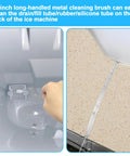 Using an Ice Maker Cleaning Brush Kit For Countertop Machines No Fuss Deep Clean With 2 Extra Long Pipe Cleaners And 8 Small Crevice Brushes