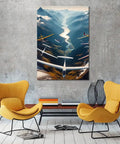 Soaring Gliders Over Mountain Peaks Wall Art Canvas Print Or Poster For Home Decor Ready To Hang Framed Or Unframed Options Epic Mountain Adventure Vibes For Gallery Wall And Living Room Decor