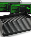 Seed Starter Kit With 10 1020 Seed Trays And 2 Seedling Heat Mats For Faster Germination In Indoor Gardens And Greenhouses