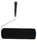 Top Shelf Nine Inch Drywall Texture Roller Cover Heavy Duty Capacity Nylon Design For Flawless Joint Compound Application Slick Wall And Ceiling Finish, black roller with handle.