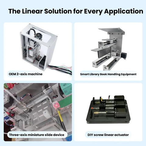 Multifunctional linear solutions including Micro Linear Actuator Stage 30mm Wide Lead Screw Driven Crazy Precise 0.02mm Repeatable Travel.