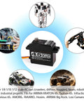 Beefy 45Kg Brushless RC Servo With Metal Gears High Torque IP67 Waterproof for diverse RC models and robotics applications.