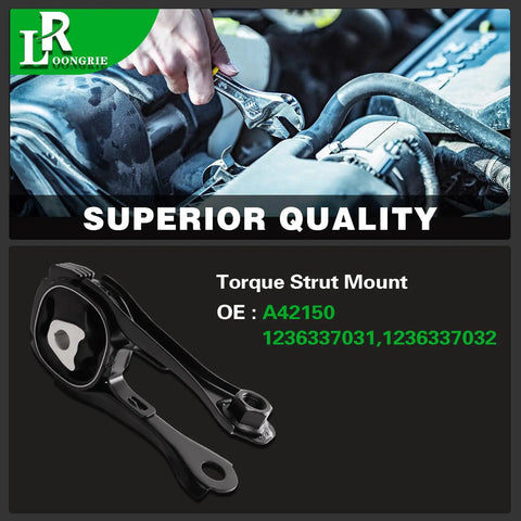 Beefed Up Engine Torque Strut Mount For Toyota Corolla 2020 2021 2022 1 8L L4 Replacement Transmission Bracket, black metal