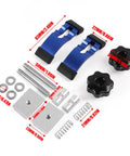 Hold Down Clamp Kit for CNC Routers and Woodworking, No Slip Grippy T Track Clamps 23x30mm Fit, Universal Fit hardware pieces