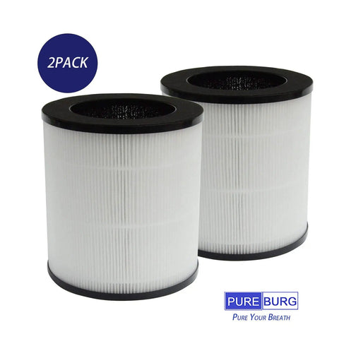 Replacement Filter For Roto APF C9 Air Purifier 2 Pack H13 True HEPA Activated Carbon 4 Stage Filtration for VOCs and Odor Control