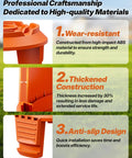 Close-up of Three Pack WA0010 Replacement Spool Cap Covers for Worx Trimmers in heavy duty ABS showing wear-resistant design