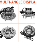 Multi-angle display of Front Passenger Side Wheel Hub And Bearing Assembly 2WD Only For Chevrolet Colorado 2004 To 2008, GMC Canyon 2006 To 2008