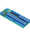 RS485 Isolated Relay Module With 12 Input And 12 Output Channels For RTU Protocol, DIN35 PLC Component, 12V DC Version