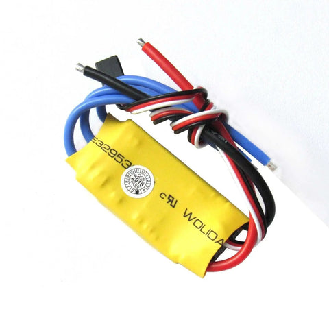 30A Brushless ESC For X525 Multicopter And Airplane, Snappy Throttle Response, Calibratable Throttle Range, Brake Disabled By Default