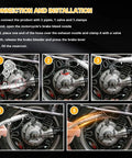 Installation steps for Heavy Duty Two Pack Brake Bleeder Hose Straight Up Game Changer Design with one way valve.