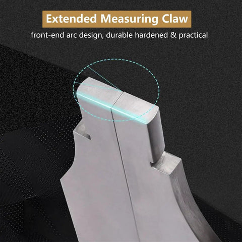 Extended measuring claw detail of Digital Caliper 0-800mm/31.5 Inch Large Range Long Jaw Caliper Measuring Tool.