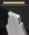 Extended measuring claw of Digital Caliper 0-800mm/31.5 Inch Long Jaw Measuring Tool, stainless steel for precise measurements.