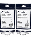 Two Pack Replacement Exhaust Manifold Gasket 24 041 49 S For Kohler CH20 64 Engines OEM Style Gasket Set Compatible Genuine Part 2404149 S 2 Pack Direct Fit, two packaged gaskets