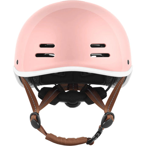 Kids Bike Helmet With Visor & Straps 49-53 cm Blush ✓
