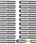 24 Pack Weld On Bullet Hinge 3 Inch Heavy Duty Weldable Barrel Hinge For Metal Gates And Trailer Ramps Half Inch Pin Diameter Durable Steel