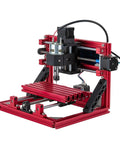 Red CNC Router Kit With Easy Assembly Aluminum Profile Frame GRBL Control Let You Carve Plastic Acrylic PCB PVC Wood Plexiglass Brass And Other Soft Metals Travel 160x100x40mm For DIY Projects And Prototyping