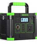 Beefy Portable Power Station 330W Solar Generator with 288.6Wh Battery, USB C PD, 110V Outlet, shown with LED display and outlet ports