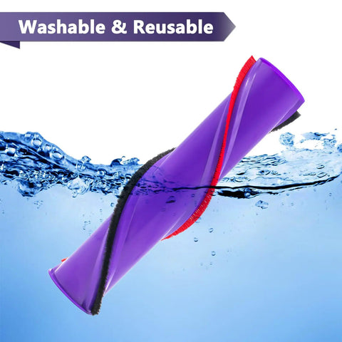 Washable Quick Release Motorhead Cleaner for V6 and SV Series Cordless Vacuum Cleaners, Replacement Roller Brush