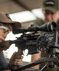 Beefed Up Ambidextrous Turret Rest With Adjustable Swivel used for precision target shooting, rifle mounted on rest