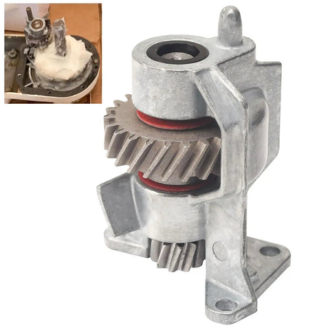 Heavy Duty Worm Gear Assembly Replacement for Whirlpool Maytag KitchenAid Mixers, metal construction, close-up view