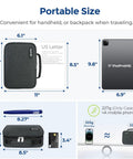 Insulin Travel Case With Four 160 Gram Ice Packs For Extended Cooling, TSA Approved Diabetic Cooler Bag size comparison