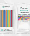 22 Color PCL Filament Refill For Start Plus 3D Pen, Low-Temp PCL Filament, packaging showing colorful 15cm filament strands