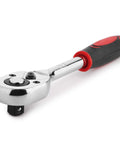 10 Inch Dual Direction Gear Ratchet With One Half Inch Drive built tough from forged chrome vanadium steel, angled view