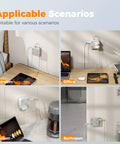 11 In 1 Wall Outlet Extender With 8 Sockets 1 USB C And 2 USB A Ports Surge Protector With Power Switch in home settings