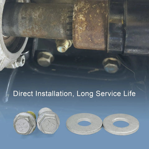 Heavy Duty Rear Drive Prop Shaft Retaining Bolt Set With Two Washers M12x16 And M10x16 For Can Am Atv installed near driveline.