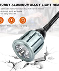Heavy Duty Magnetic Work Light With Strong Grip Beast Mode 600 Lumens Of Crisp 6500k White Beam tough aluminum alloy light head