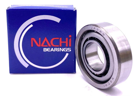 Heavy Duty Single Row Angular Contact Ball Bearing 17X40X12 MM Premium Ground Rings with NACHI packaging