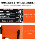 Heavy Duty Electric Rebar Bender With A Beastly 3000W Motor That Knocks Out Steel Rods Fast Offers Hassle Free Zero To One Eighty Angle Adjustments And A Smooth Foot Pedal For Boss Level Jobsite Efficiency technical specs and transport handles