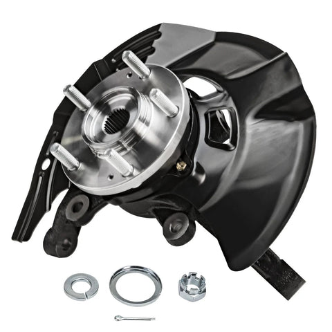 2.4L Front Left Steering Knuckle And Wheel Bearing Hub Assembly For 2011 Kia Optima Driver Side Replacement Front Suspension Knuckle With Hub OEM Spec Cast Iron
