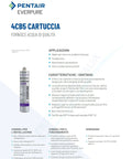 4CB5 Cartridge OEM Replacement for Commercial Water Filtration System 9617-16 product info with Everpure branding and features list